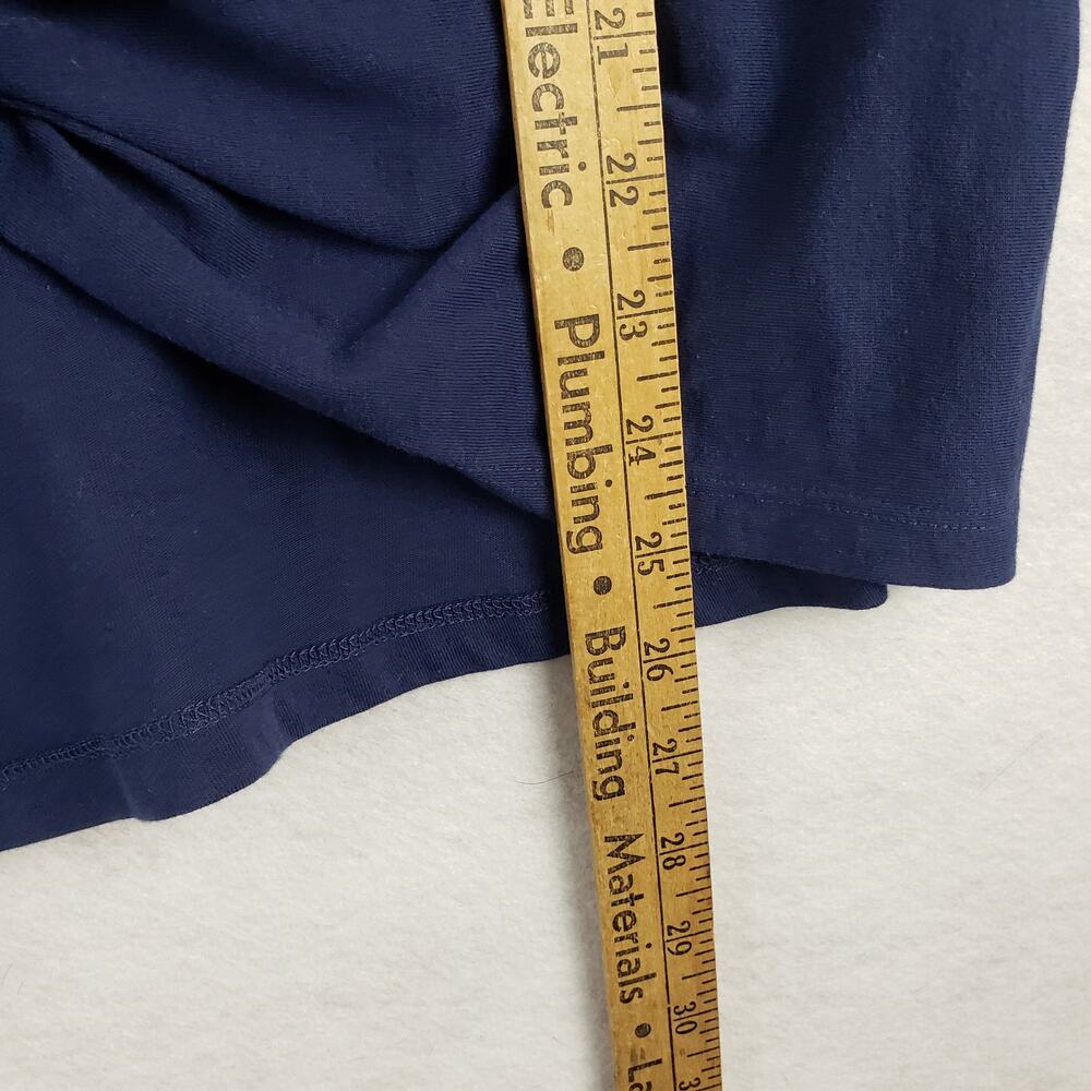 NFL Team Apparel XL Seattle Seahawks Football Twist Front Tee Navy Sporty Simple - Picture 5 of 9